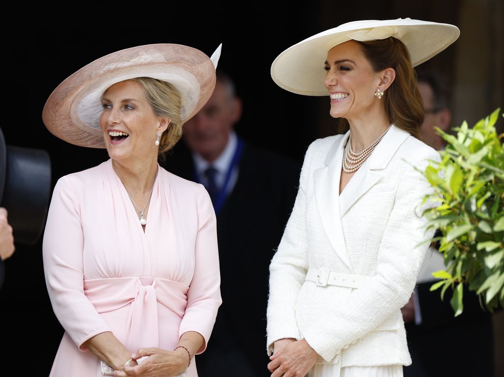 The Duchess of Edinburgh was pretty in pink