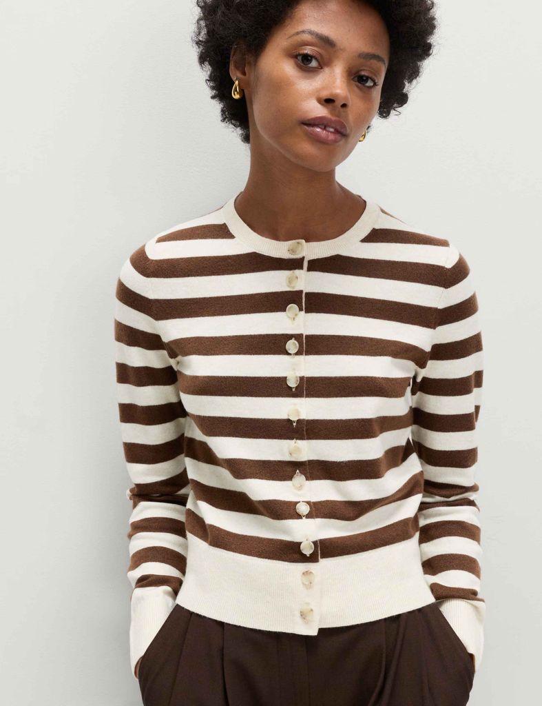 M&S Striped cardigan