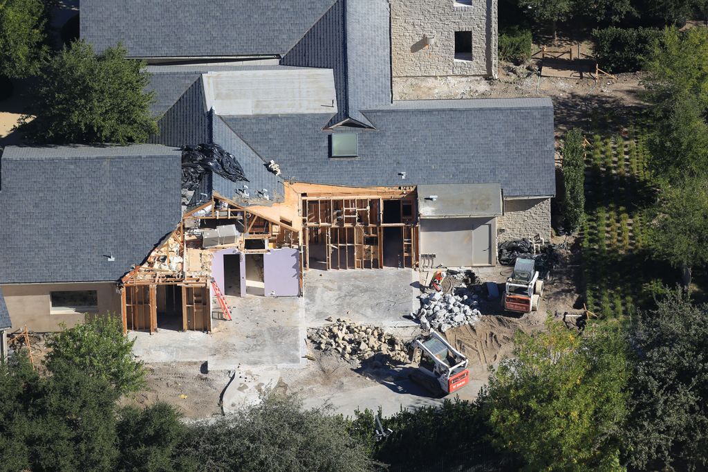 kim kardashian la home renovations missing exterior walls