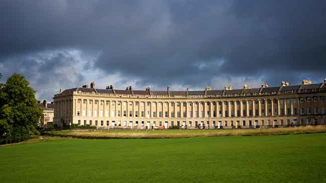 Bridgerton was filmed at Bath's magnificent Royal Crescent