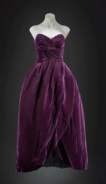 princess diana purple dress auction