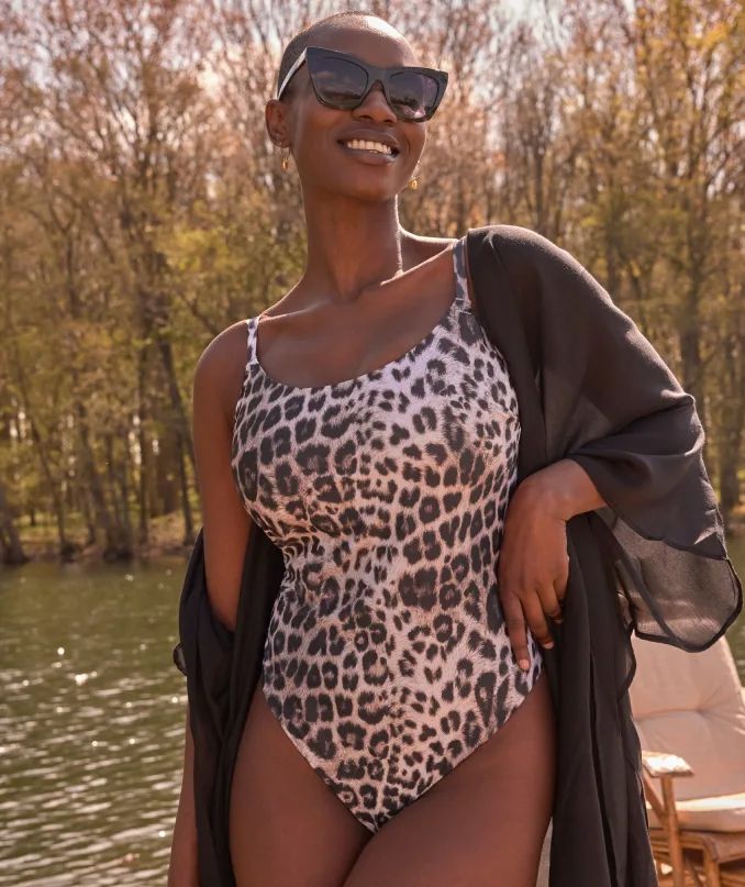 Bravissimo leopard print swimsuit