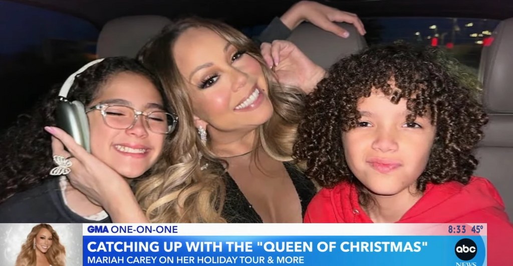 Mariah Carey shared some rare family photos from her personal album on GMA on Monday November 6