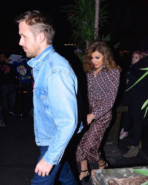 Eva Mendes and Ryan Gosling photographed in 2017
