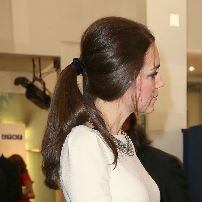 kate middleton ponytail