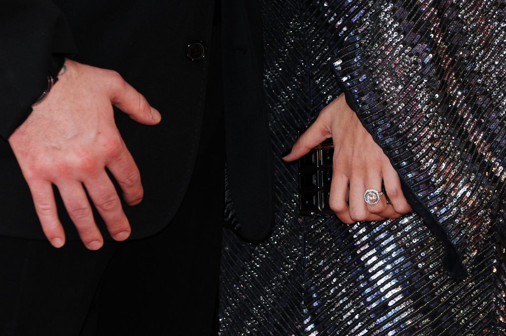  Joel Madden and Nicole Richie (jewelry detail) arrives at the 82nd Annual Academy Awards held at Kodak Theatre on March 7, 2010 in Hollywood, California