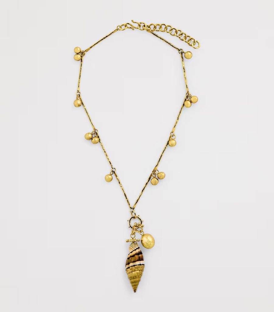 Ulla Johnson Livia Seashell Charm Necklace