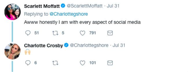 scarlett moffatt leave social media