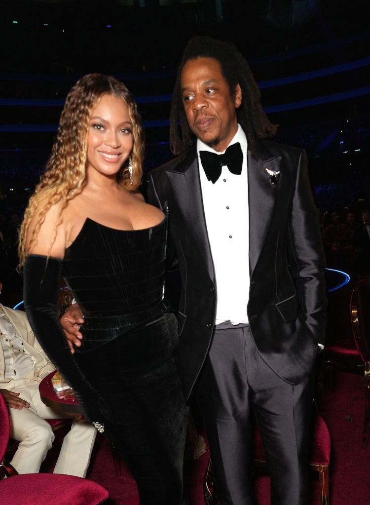 Beyonce and Jay-Z on the red carpet 