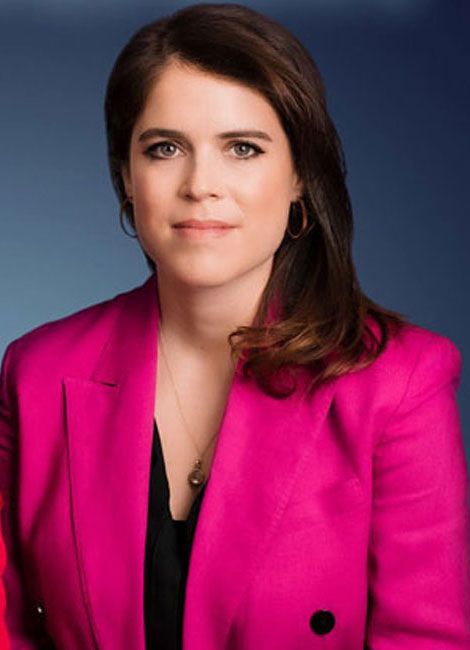 pink suit princess eugenie 2022 cropped