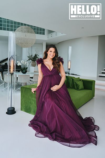 shayne ward pregnant fiancee gown