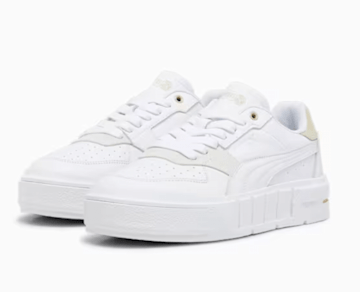 puma white trainers 