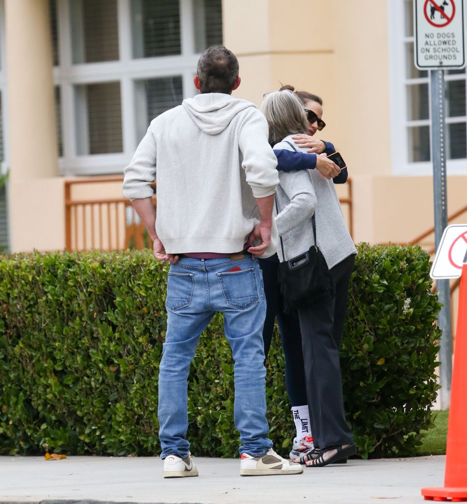 Ben Affleck, Jennifer Garner and Christopher Anne Boldt reunite in LA