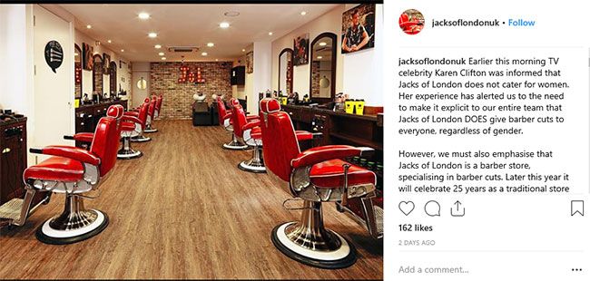 strictly karen clifton barbers