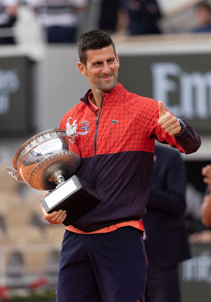Novak Djokovic French Open win