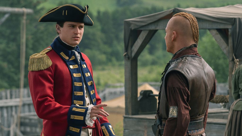 William and Young Ian chat in Outlander season seven episode six