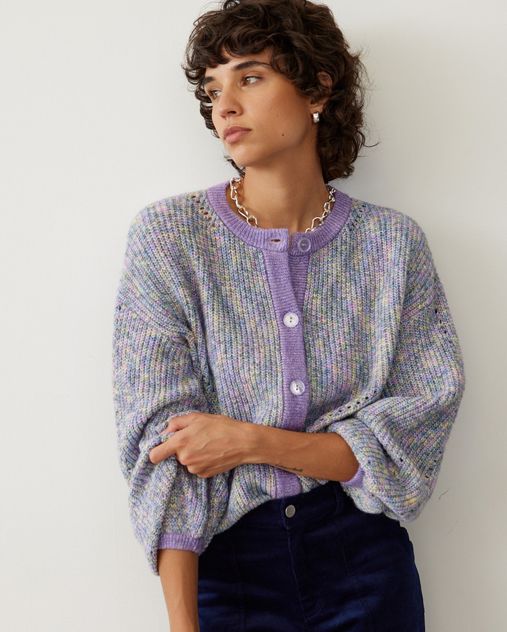 Oliver Bonas Speckled Cardigan