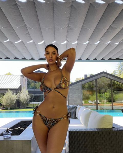 Maya Jama in a bikini