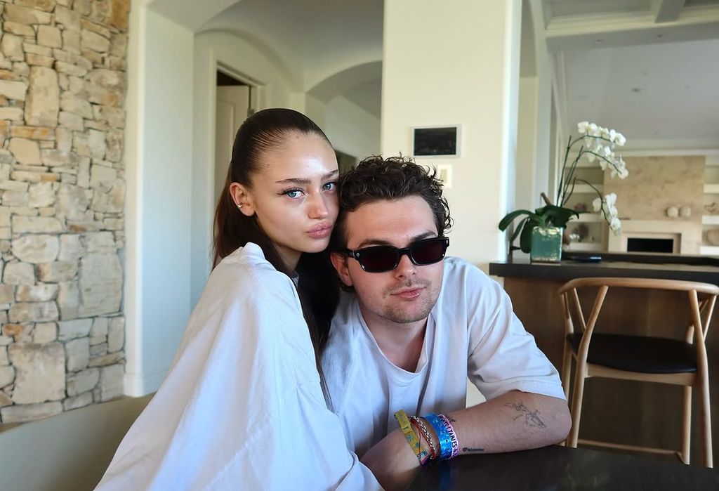 Leni and Aris posing for a selfie