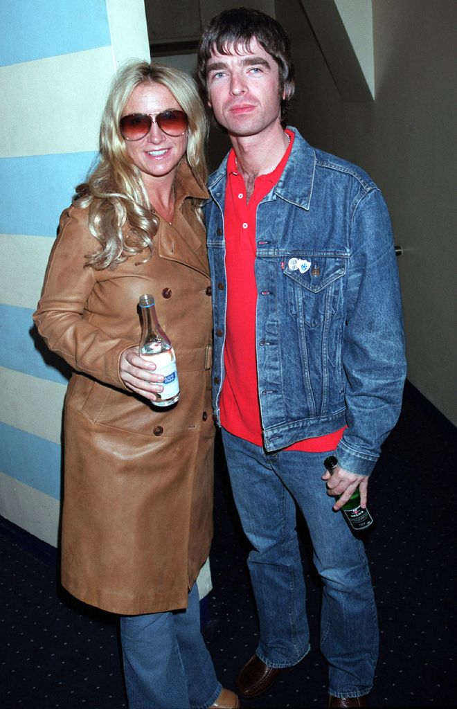 Oasis guitarist Noel Gallagher with wife Meg Matthews at 'The Blair Witch Project' premiere in London