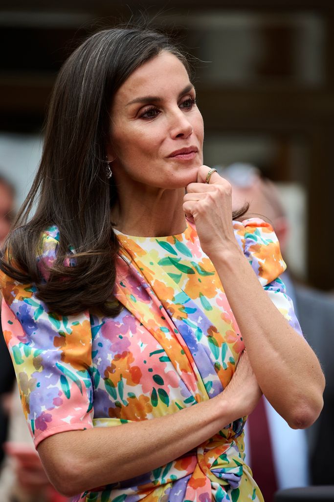Queen Letizia of Spain attends the "Tour Del Talento" event by Princess of Asturias Foundation