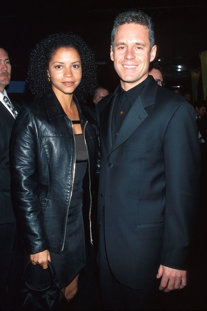 Gloria Reuben and Wayne Isaak during The 69th Annual Academy Awards - Elton John AIDS Foundation Party in Los Angeles, California, United States, 1997