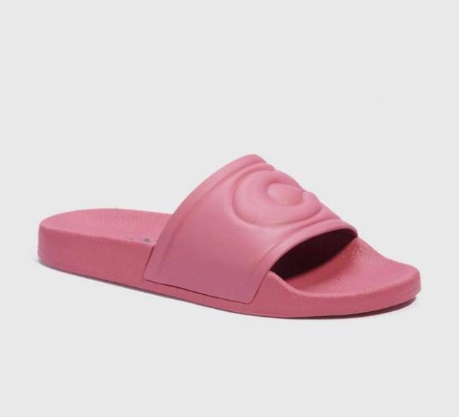 coach ulla slide pink