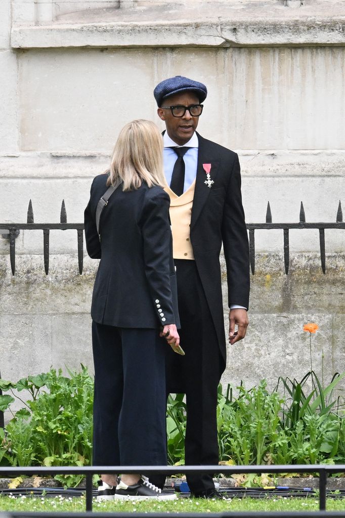 Jay Blades looked dapper ahead of Charles' big day