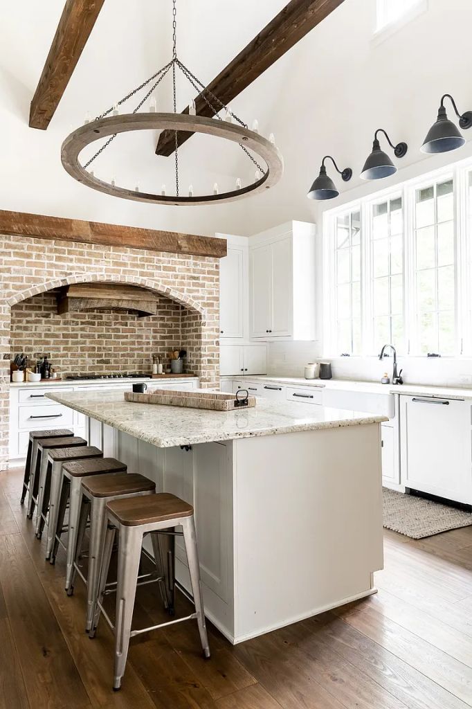 Kitchen in Christina Hall's TN farmhouse