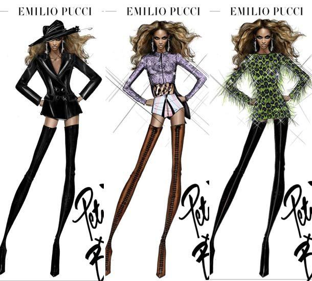 Emilio Pucci reveals designs for Beyonce's tour outfits | HELLO!