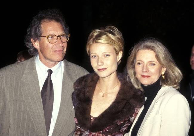 Bruce Paltrow with daughter Gwyneth Paltrow and wife Blythe Danner
