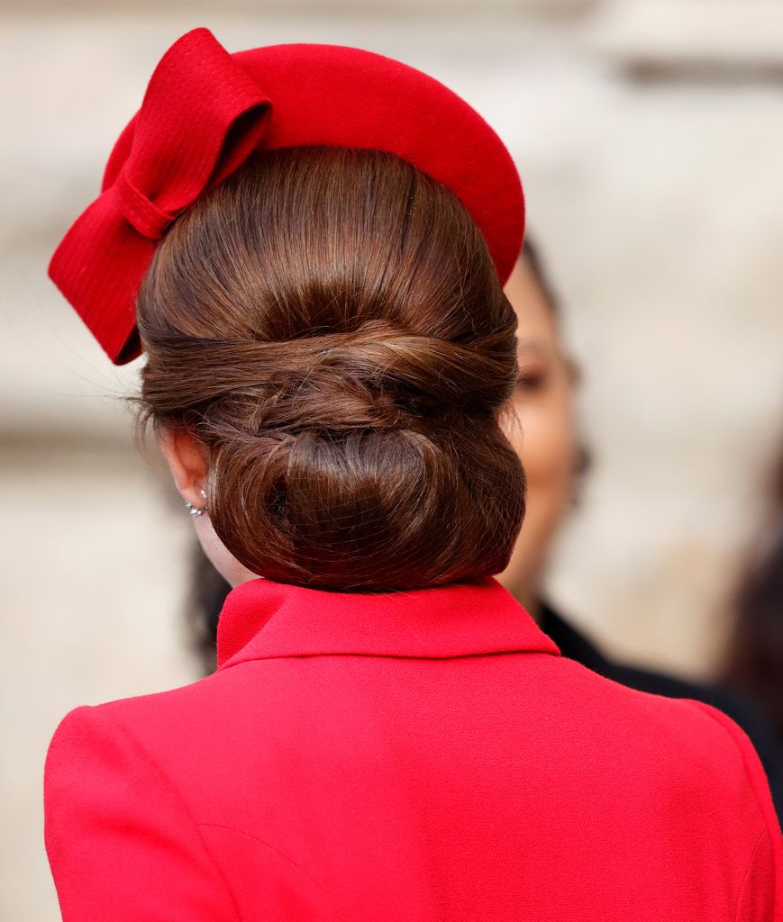 The Princess of Wales often wears a hairnet when she sports chic updo's
