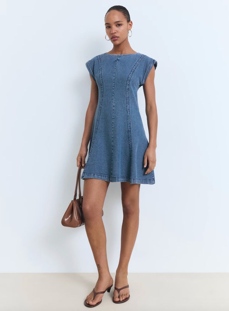 Mango denim dress