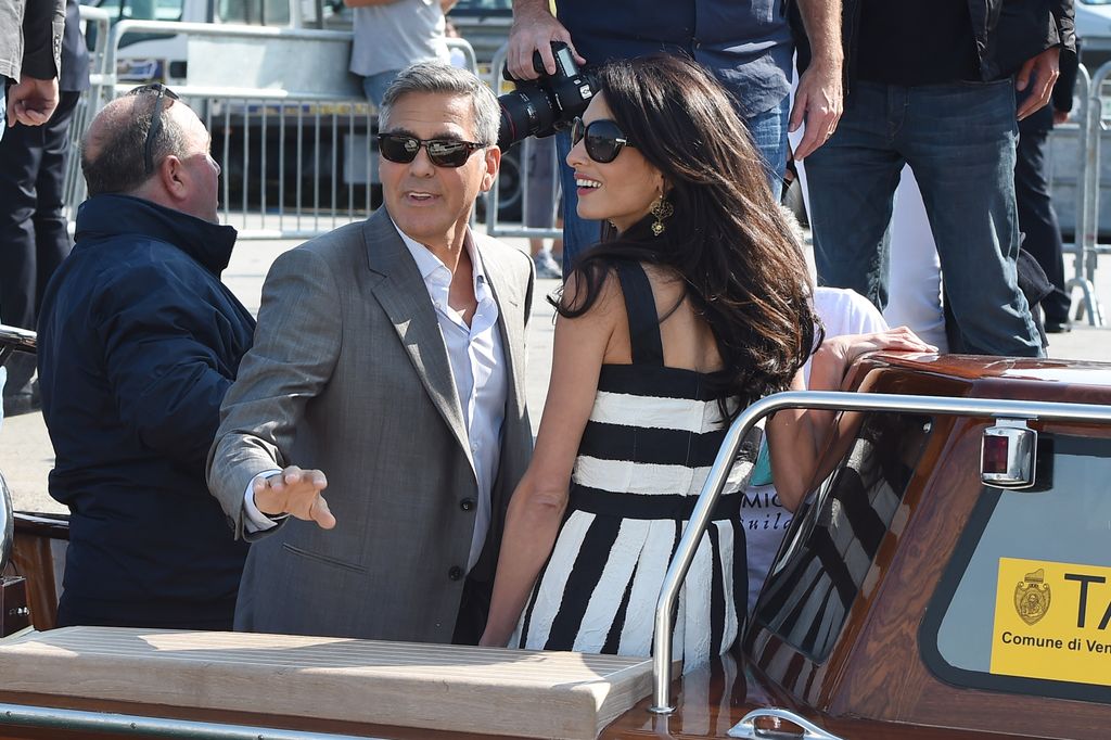 Amal Clooney’s Prada sunglasses were the ultimate diva staple