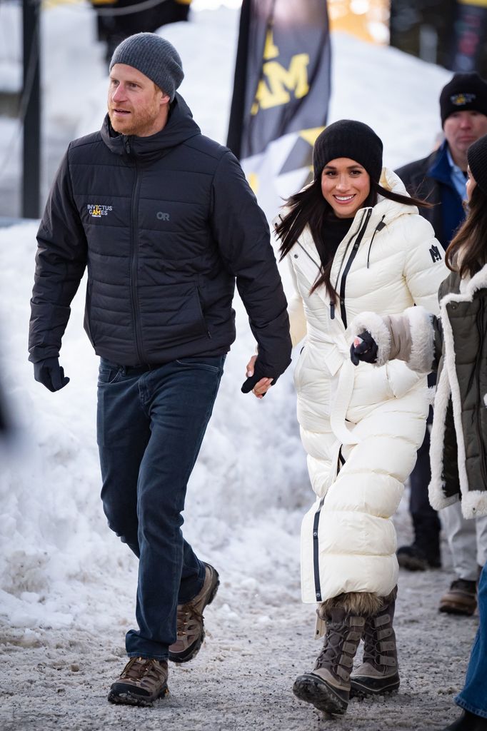 The Duke and Duchess of Sussex at the Hillcrest Recreation Centre during the 2025 Invictus Games in Vancouver, Canada