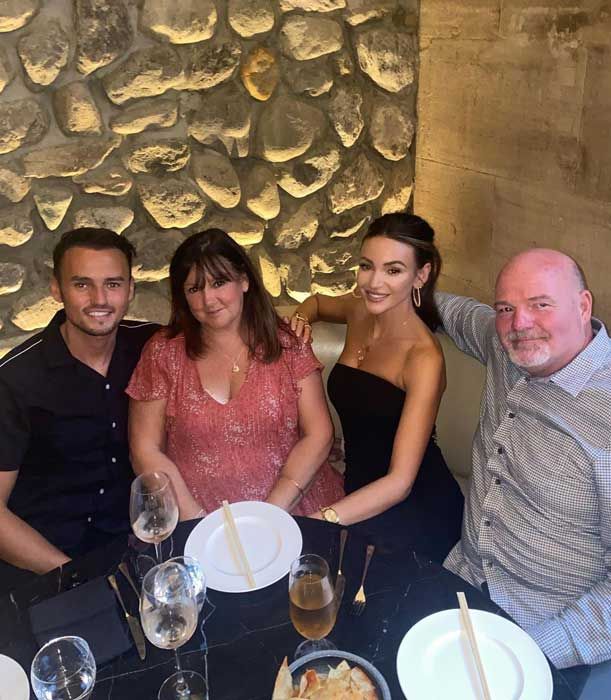 michelle keegan and family