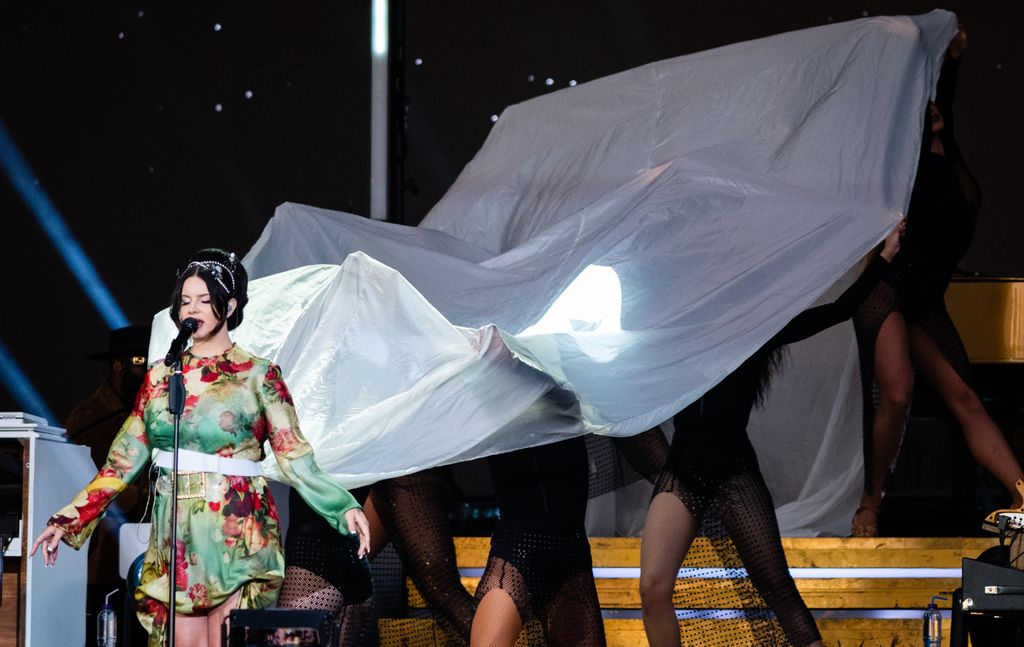 Lana Del Rey Performs at BST Hyde Park