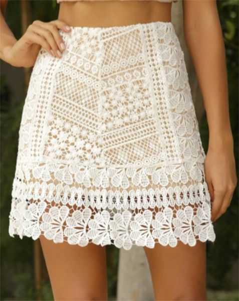 shein lace skirt