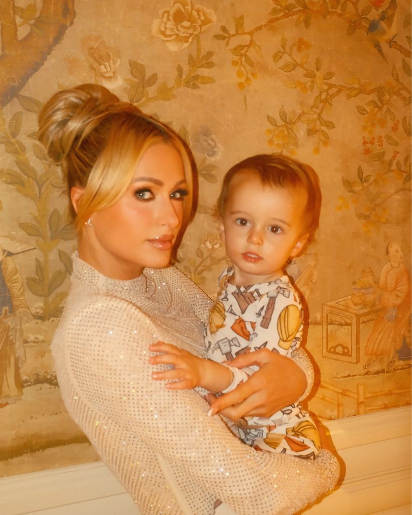 paris hilton holding son phoenix