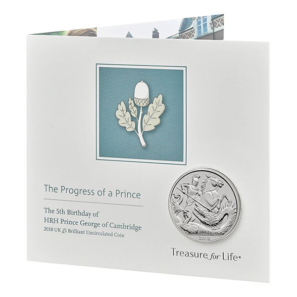 prince george birthday coin