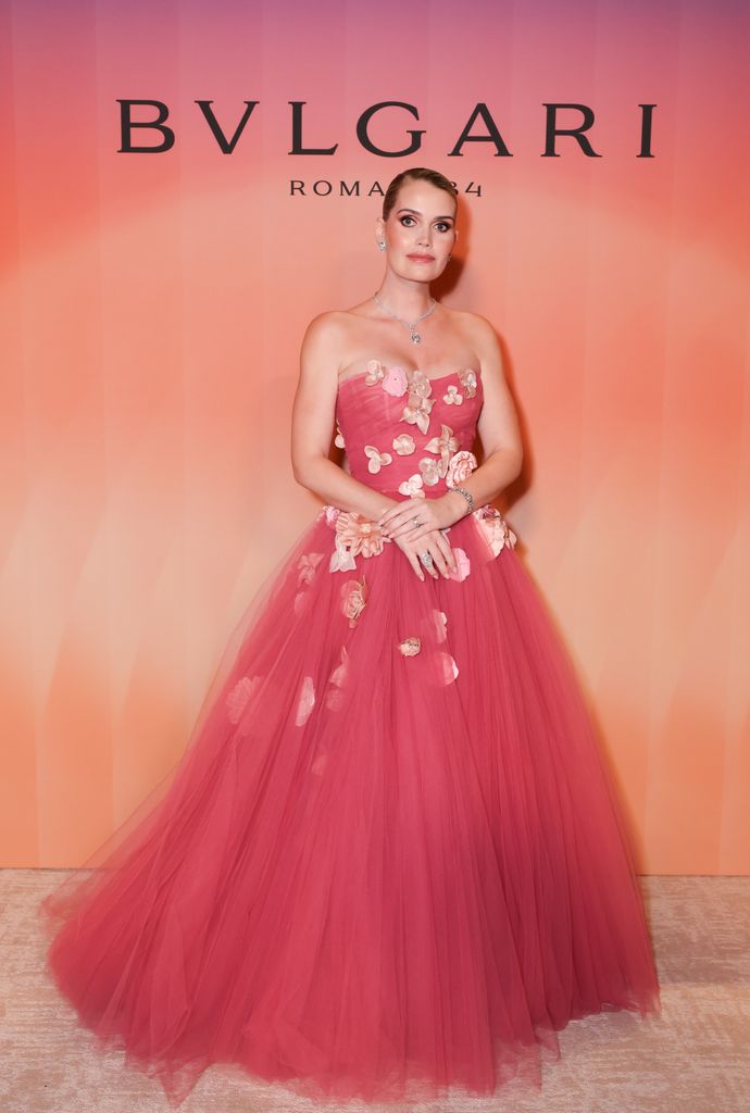 Lady Kitty Spencer w różowej sukni balowej