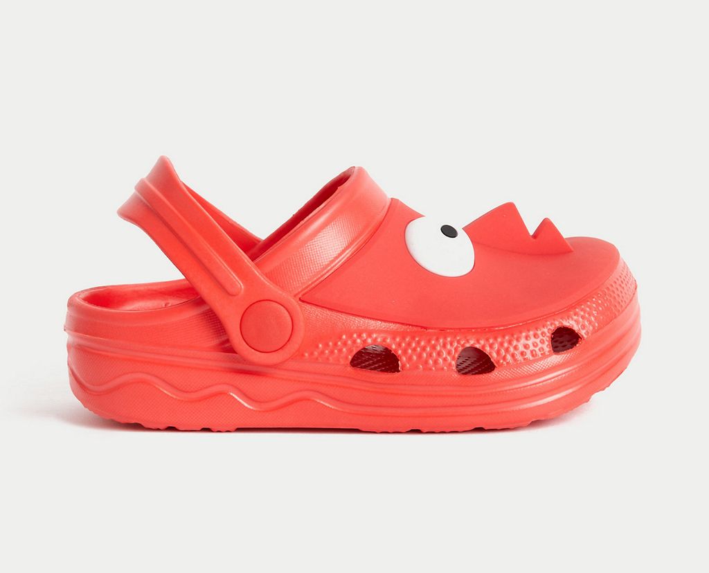 Monster clogs kids beach shoes in orange from M&S