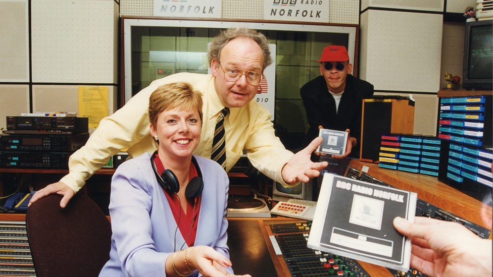 John Mountford and Louise Priest at BBC Radio Norfolk