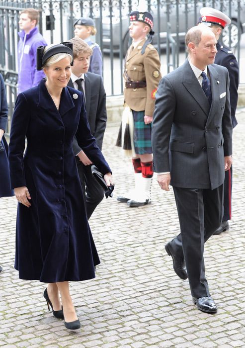 Sophie Wessex looks chic as she joins husband Prince Edward on a