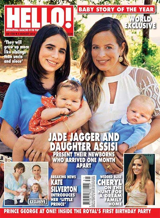 Assisi Jagger Jade Jagger HELLO magazine