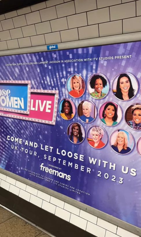 A poster featuring members of the Loose Women panel