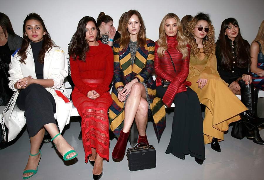 LFW front row