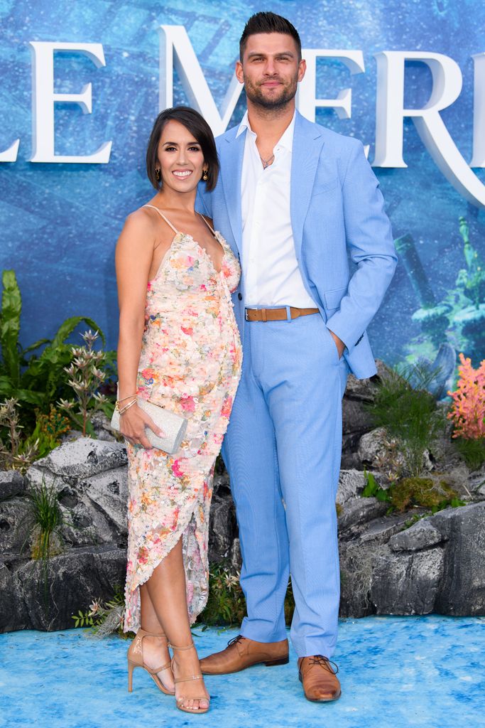 Janette and Aljaz at the UK premiere of The Little Mermaid 