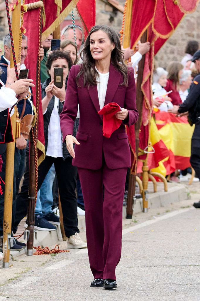Queen Letizia of Spain visits the municipality of Brañosera on the occasion of the 1200th anniversary of its establishment as the first municipality in Spain, on June 03
