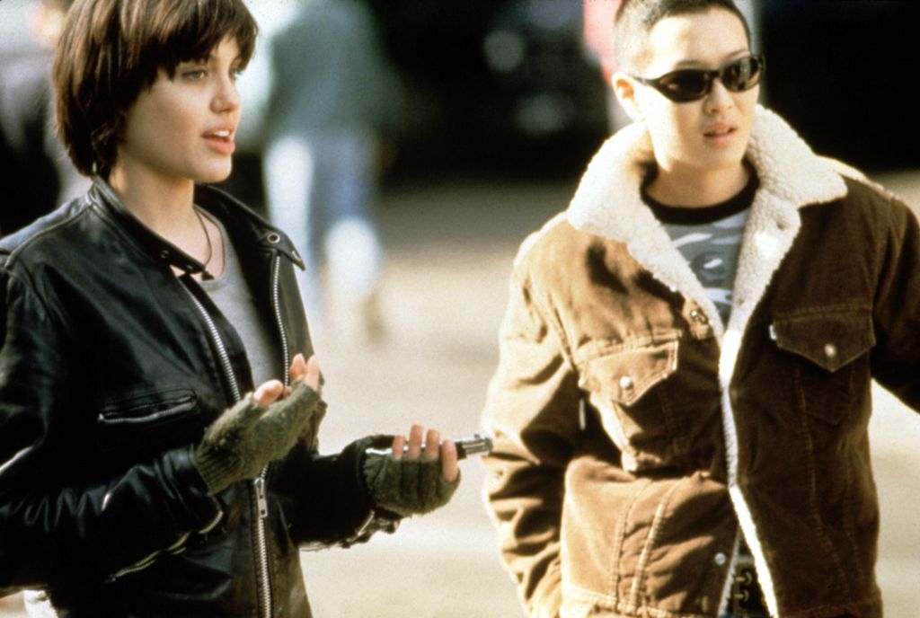 Angelina Jolie and Jenny Shimizu dated after filming Foxfire together